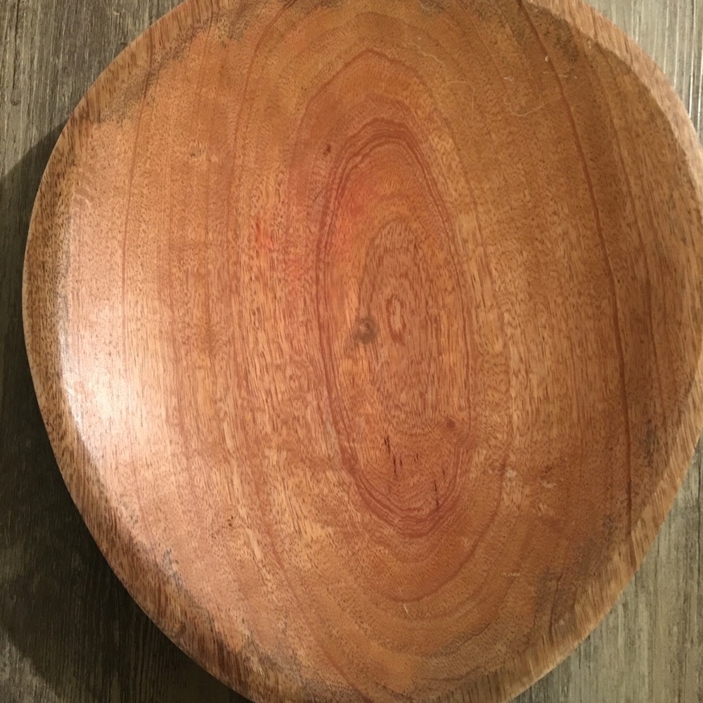 Natural Wood Decor Bowl